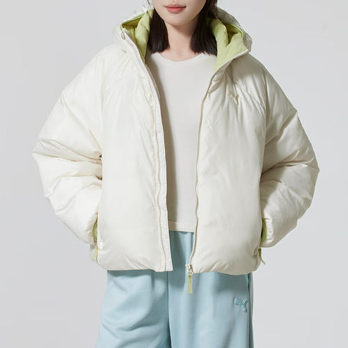 彪马夹棉外套女保暖运动休闲夹克