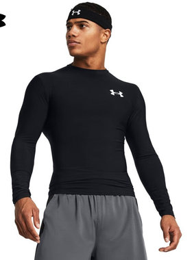 25新款UA安德玛男子长袖HeatGear OG弹力训练紧身运动T恤1387696