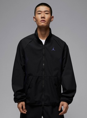 25新款Jordan耐克乔丹外套男子AJ篮球飞人立领梭织运动夹克HF9886
