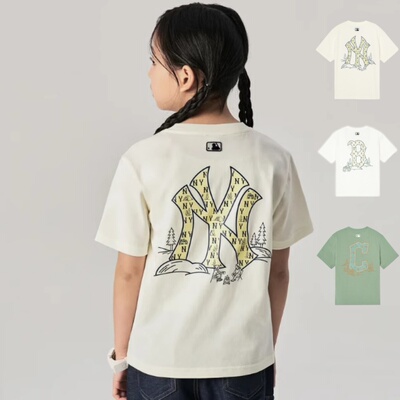 儿童MLBNY复古老花短袖运动T恤