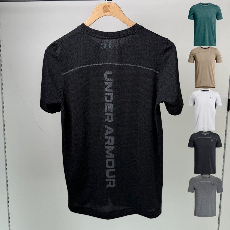 25新款UA安德玛短袖男子训练健身休闲透气速干圆领运动T恤1382799,运动服/休闲服装,运动T恤,淘宝优惠券,粉丝福利购,淘宝优惠卷