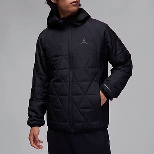 Nike耐克JORDAN男子棉服外套连帽防风保暖休闲夹克运动棉衣FD2638