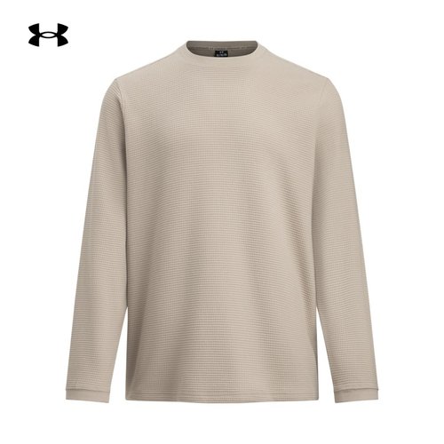 UA安德玛男子华夫格圆领长袖