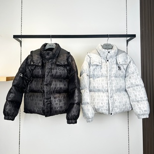 25新款 鸭绒运动棉羽外套7ADJM0256 MLB儿童羽绒服NY老花满印短款