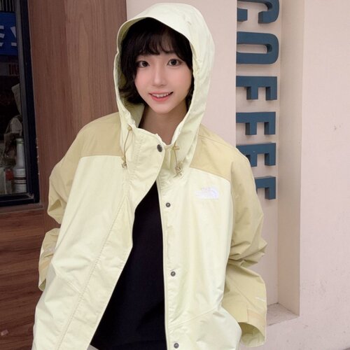 北面冲锋衣外套女子防水运动夹克