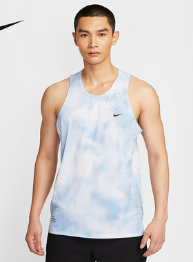 25新款Nike耐克背心男子ADV开衩反光网眼透气无袖运动T恤HJ4147