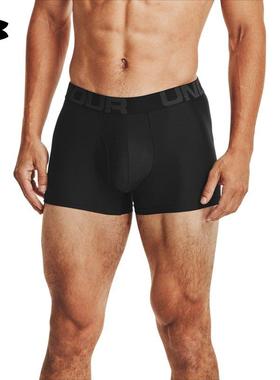 安德玛UA Tech男子干爽舒适3英寸运动休闲平角内裤-2条装1363618