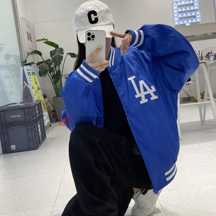 NewEra纽亦华MLB情侣外套男女字母印花棒球服运动夹克13099934