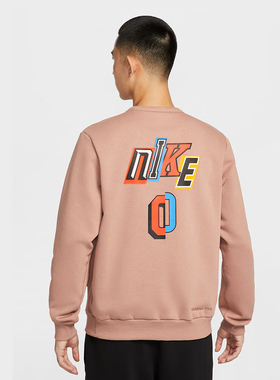 25新款Nike耐克男子卫衣THERMA-FIT加绒圆领休闲运动套头衫IO7916