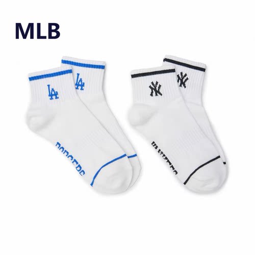 MLB情侣袜子男女运动休闲短袜