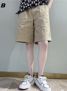 MLB女式短裤夏季新款运动裤宽松休闲百搭工装裤五分裤3FSMB0633