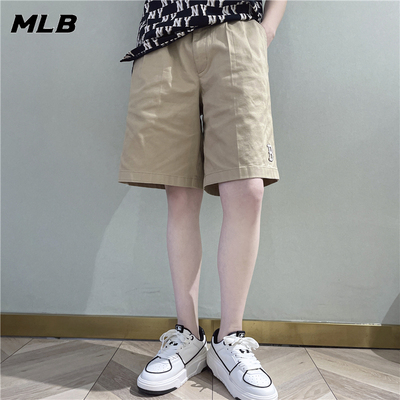 MLB女运动休闲五分裤工装短裤