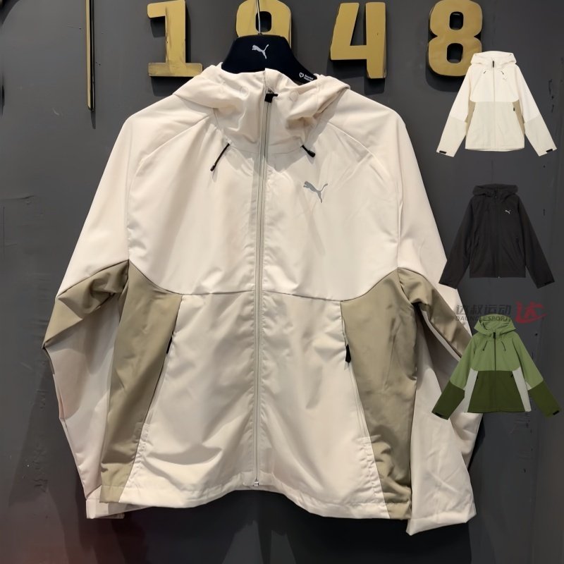PUMA彪马男连帽冲锋衣运动夹克