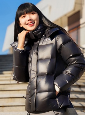 25新款TheNorthFace北面羽绒服女户外防泼水鹅绒保暖棉羽外套8ED5