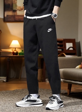 25新款NIKE耐克长裤男士百搭加绒保暖舒适束脚运动休闲长裤BV2738