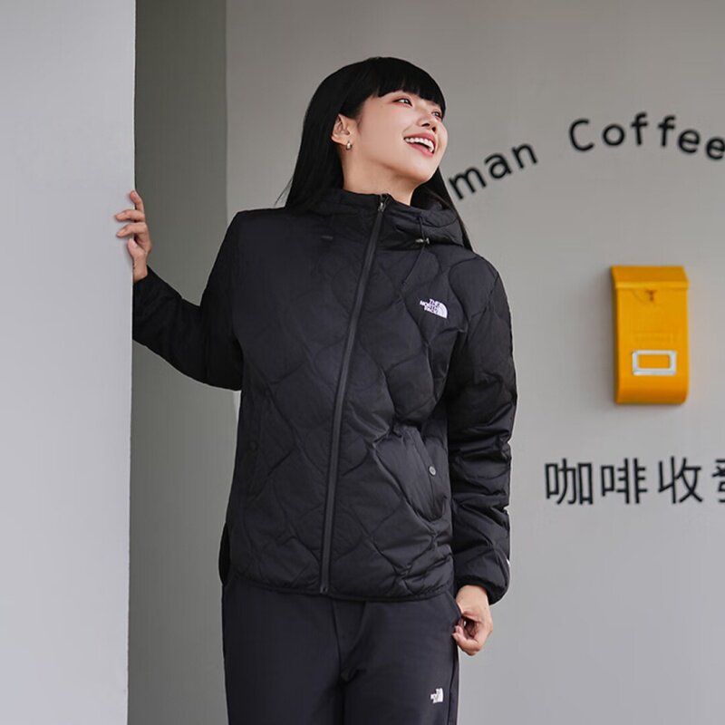 北面羽绒服女550蓬保暖棉羽外套