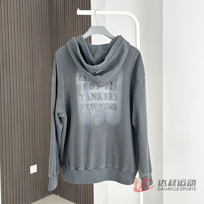 MLB情侣运动卫衣男女连帽套头衫