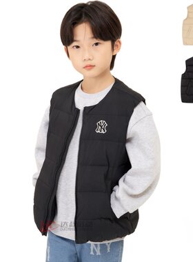 MLB儿童圆领保暖羽绒马甲