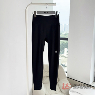 NY小标印花紧身小脚休闲运动裤 瑜伽长裤 3FLGB0156 MLB女款 25新款