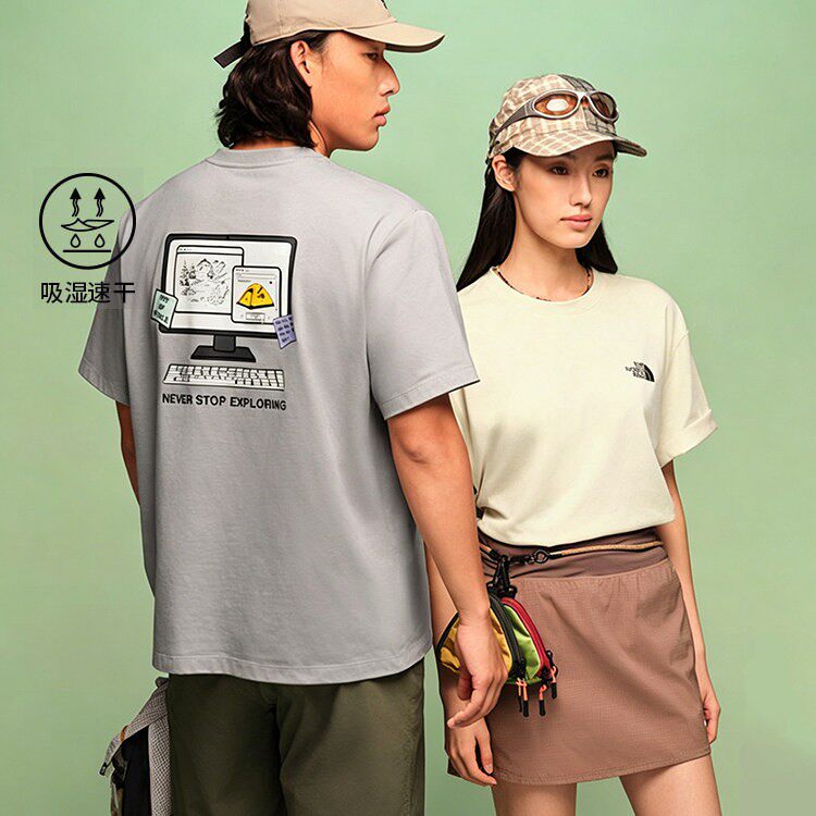 26新款TheNorthFace北面情侣短袖