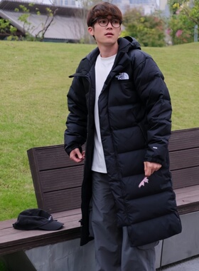 25新款TheNorthFace北面ICON羽绒服男子长款鹅绒保暖棉羽外套832J