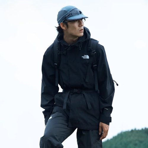 北面冲锋衣外套男子防水运动夹克