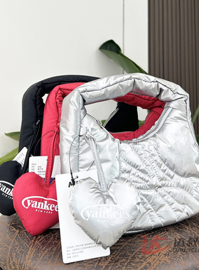 25新款MLB情侣手提包男女NY迷你拎包云朵包运动休闲包3ABQSM16N