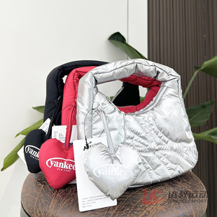 25新款MLB情侣手提包男女NY迷你拎包云朵包运动休闲包3ABQSM16N