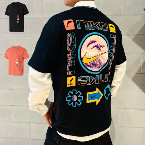 Nike耐克短袖男涂鸦印花运动T恤