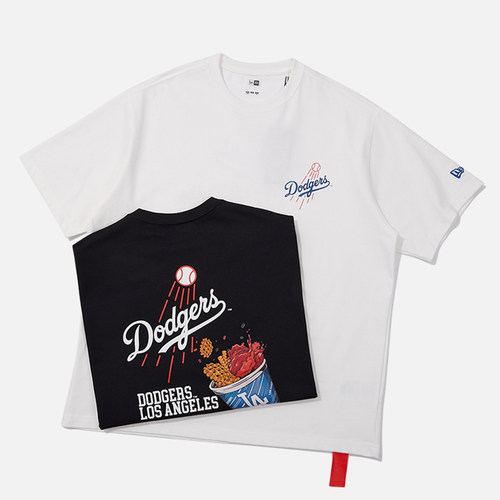 NewEra纽亦华球场美食印花短袖