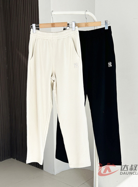 25新款MLB情侣长裤男女NY小标刺绣直筒卫裤休闲运动裤3APTB0454