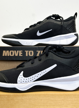 Nike耐克运动鞋女款GS大童Omni Multi-Court网面透气跑步鞋DM9027