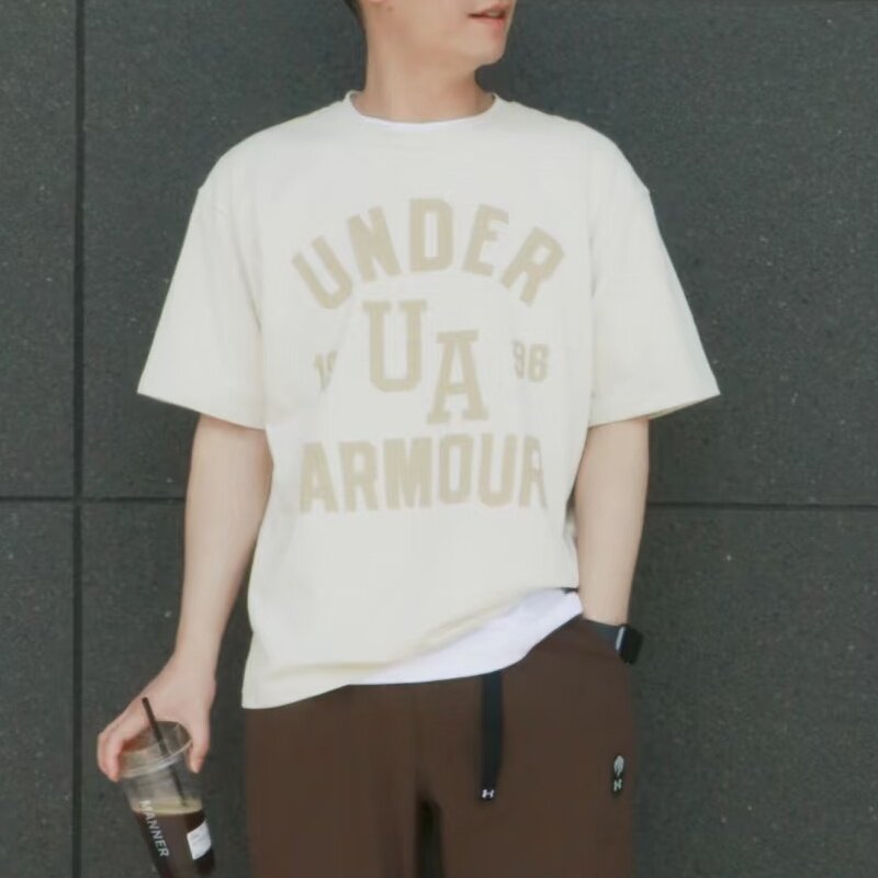UA安德玛短袖男宽松休闲运动T恤