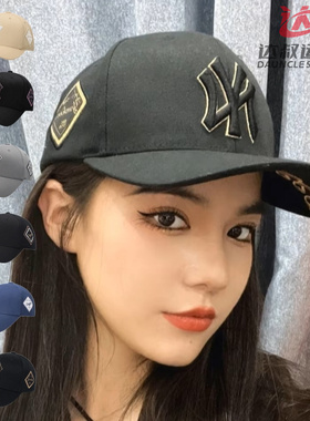 MLB棒球帽男女NY情侣运动帽遮阳防晒刺绣休闲鸭舌帽3ACP8501N