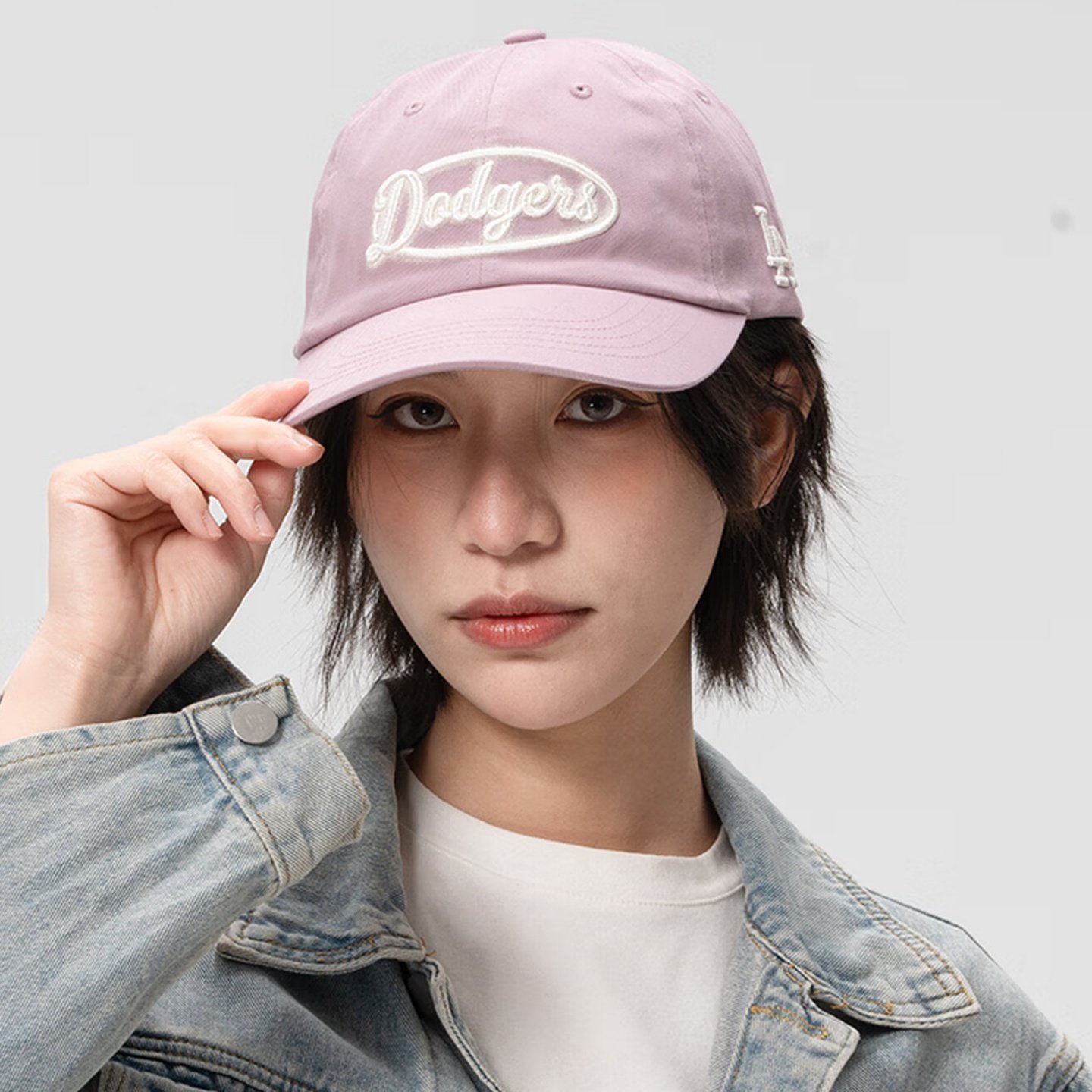 26新款MLB情侣棒球帽男女复古字母学院风软顶运动鸭舌帽3ACPV036N