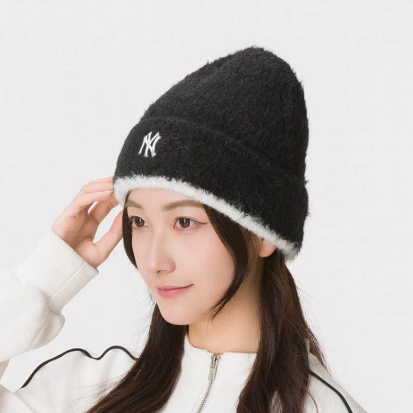26款MLB针织帽男女毛线帽绒线帽