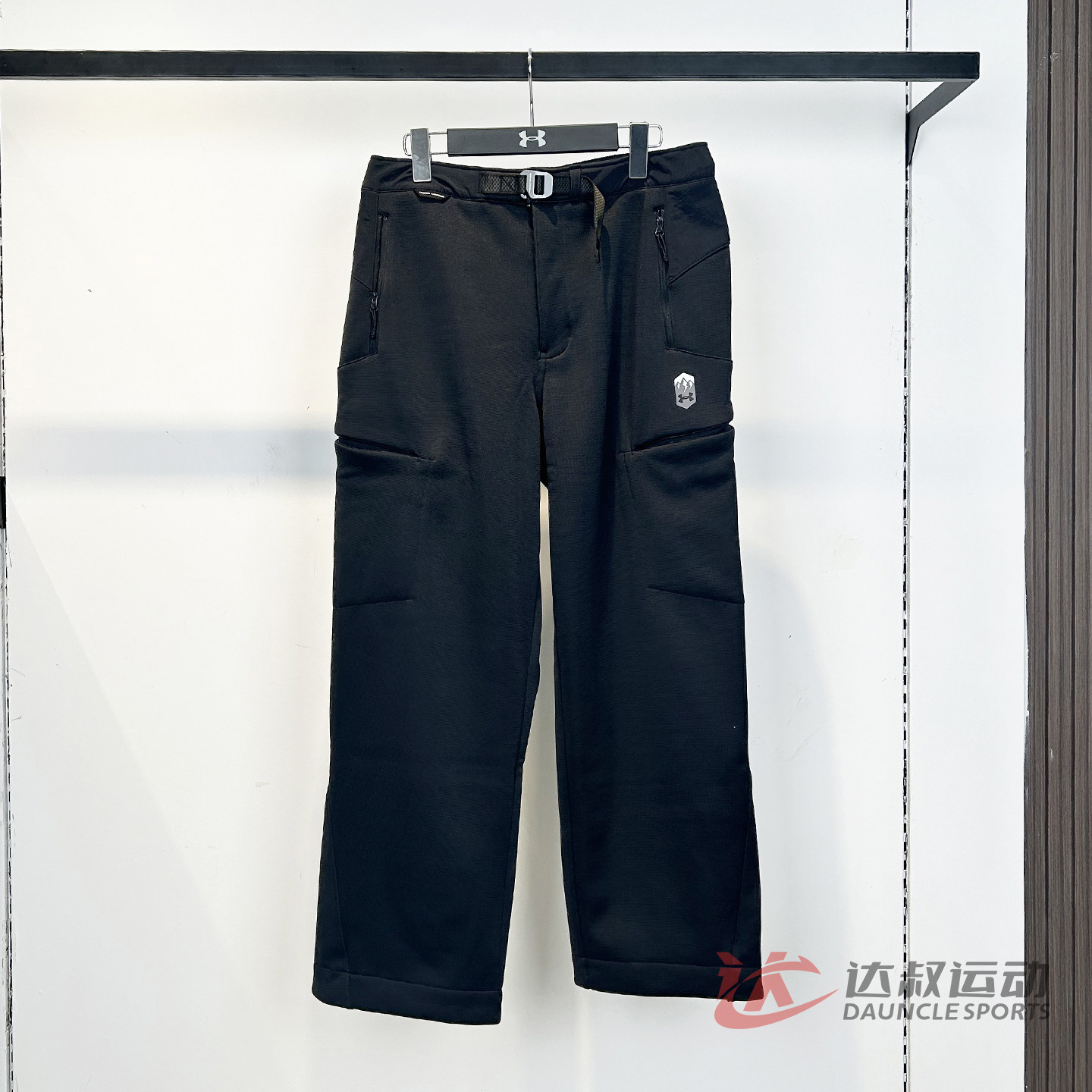25新款UA安德玛男子长裤城市野趣系列加绒直筒抽绳运动裤6010036