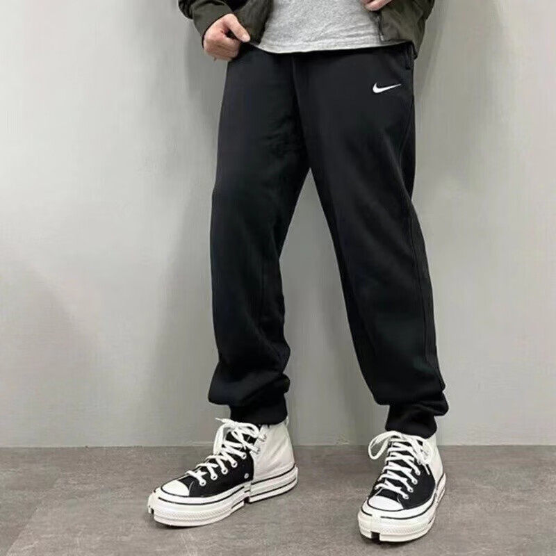 NIKE耐克男束脚裤针织运动长裤