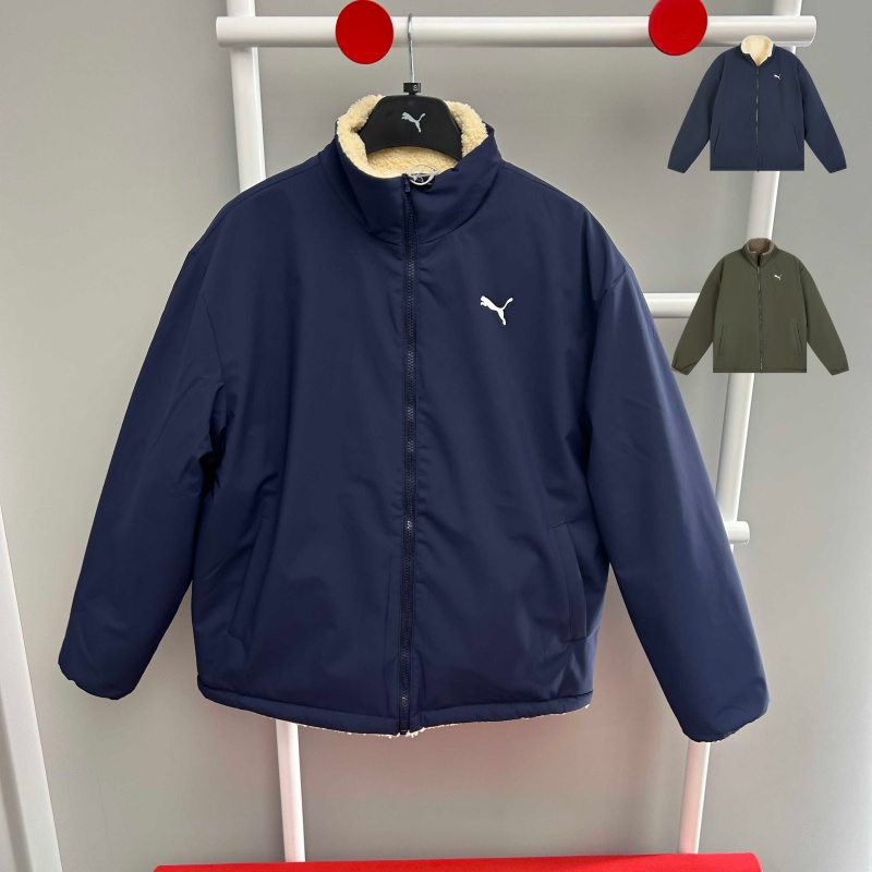 PUMA彪马羽绒服男两面穿保暖外套