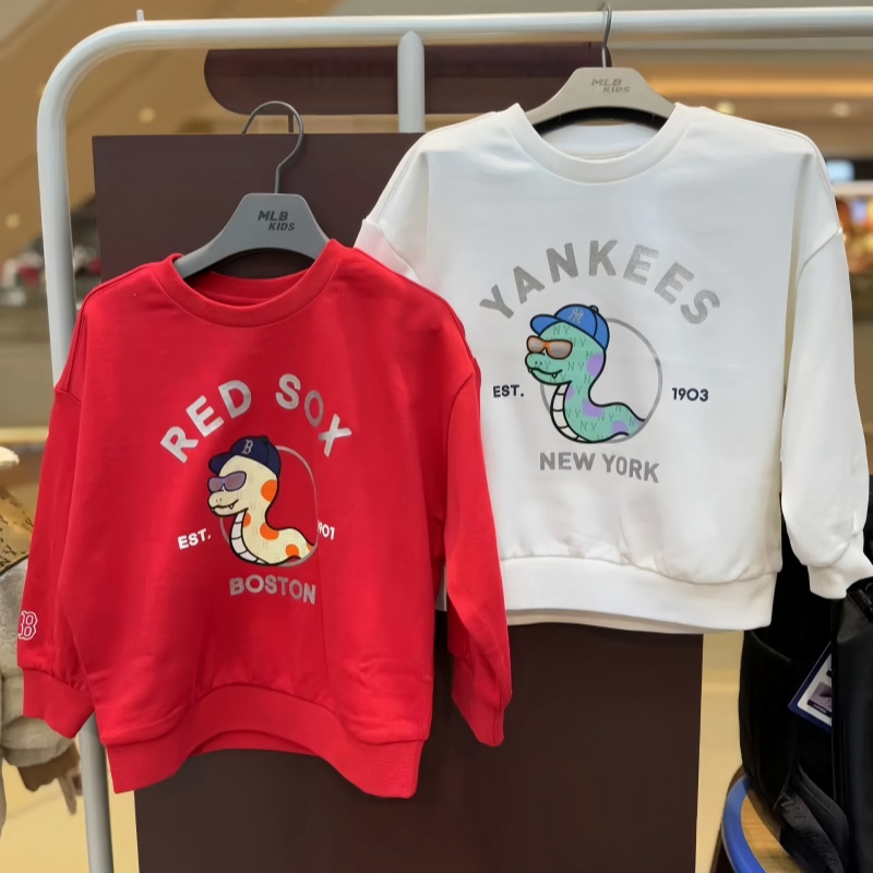 MLB儿童NY复古蛇年卡通运动卫衣