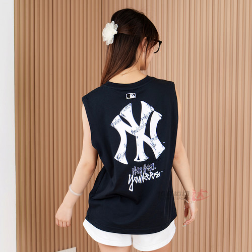 MLB情侣背心男女NY无袖运动T恤