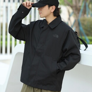 25新款TheNorthFace北面外套男防泼水二合一马甲背心运动夹克8DTU