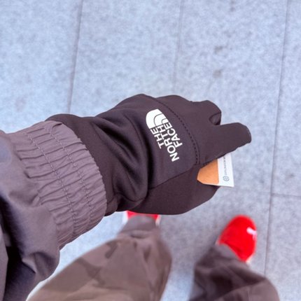 25新款TheNorthFace北面男女同款Etip户外抓绒保暖可触屏手套4SHA