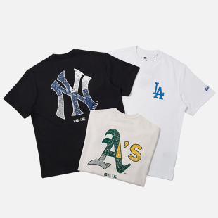 NY男女MLB腰果花运动T恤14179141 Era纽亦华情侣短袖 24新款 New