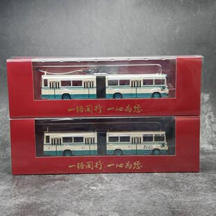 原厂北京公交1:64 铰接无轨电车114路BD562公共汽车巴士合金模型