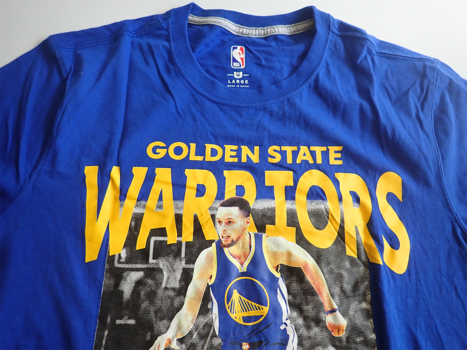 转让个人收藏NBA金州勇士队斯蒂芬库里 Stephen Curry短袖T恤球衣