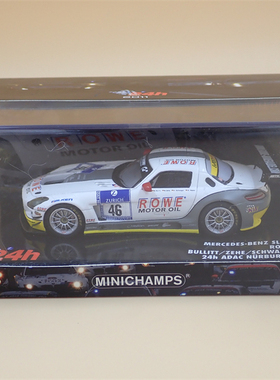 迷你切1:43奔驰 MERCEDES BENZ SLS AMG GT3 限量版汽车模型树脂