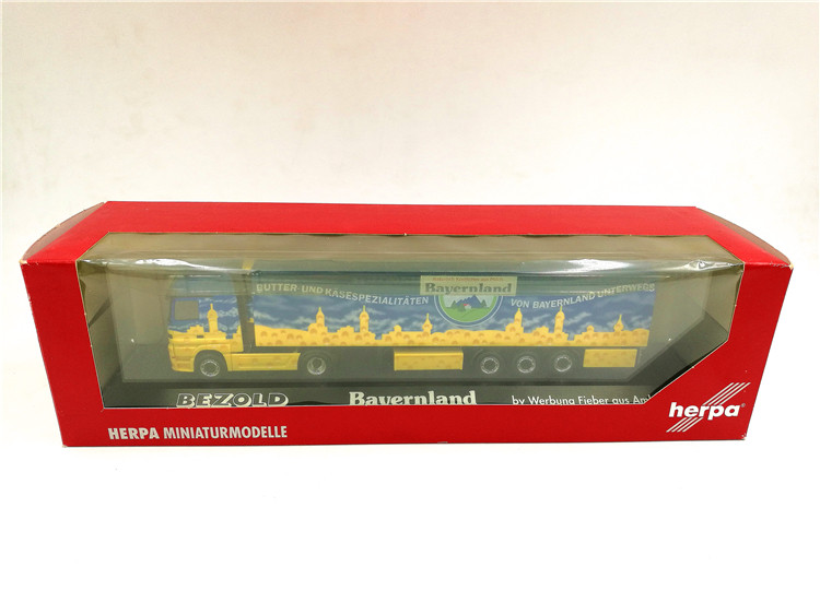 Herpa贺宝1：87奔驰MerdesBenz集装箱货车卡车12401汽车模型