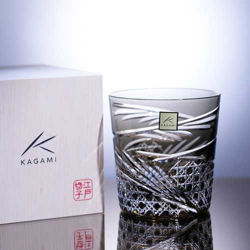 KAGAMI舞踊威士忌杯江户切子