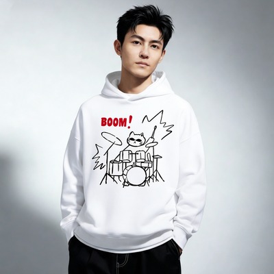 男款卫衣男coolplan连帽长袖青少年加绒加厚男士打底衫2025新款